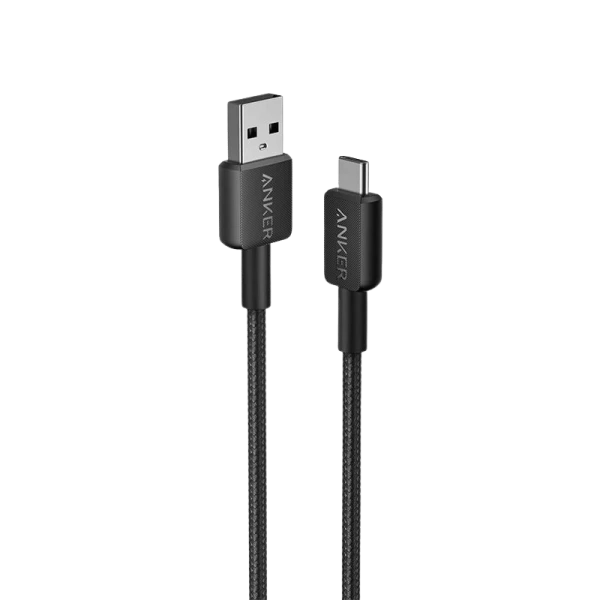 Anker 322 USB-A to USB-C Nylon Braided Charging Cable 3ft