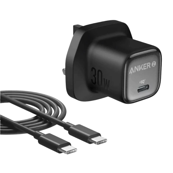 Anker Zolo B2698K11 30W PD 3.0 Fast Charger with 1M USB-C Cable