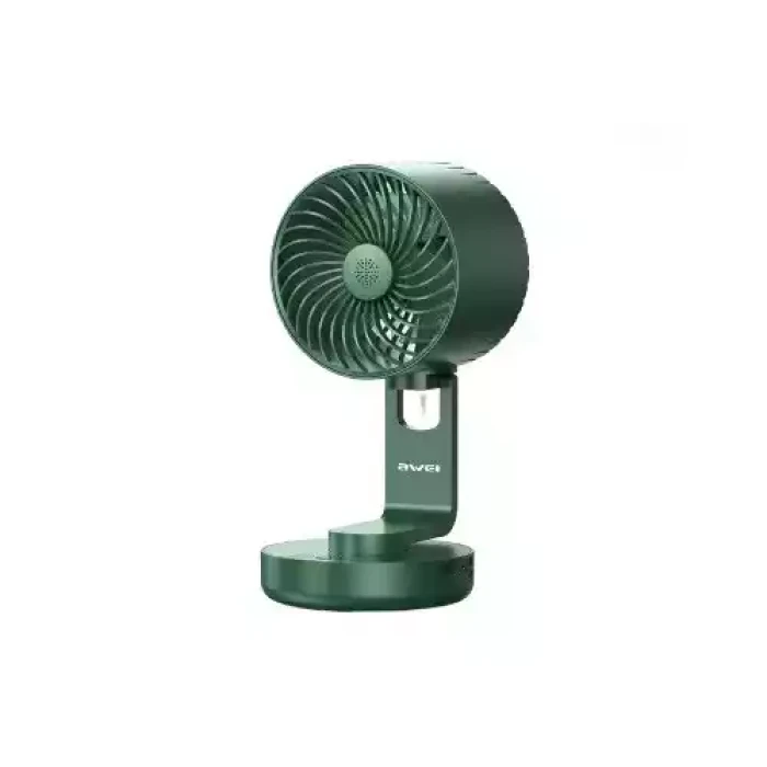 Awei F34 Strong Wind Air Circulation Wide Angle Night Lamp Fan 4000mAh