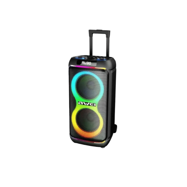 AWEI KT33 Bluetooth Speaker Troly with 2 Microphone