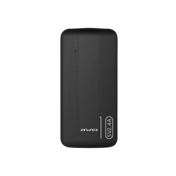 Awei P20K Dual Output 2.4A Slim Power Bank - 10000mAh