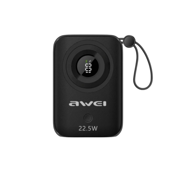 Awei P23K 10000mAh Digital Display Mini Power Bank