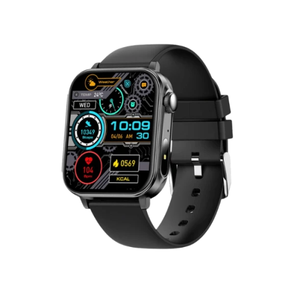 Colmi  P80Type C Charger Amoled Display Dual Strap Smartwatch (Slicon Strap)