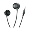 Oraimo Half In-Ear Wired 3.5mm Jack Black Earphone