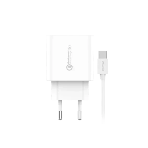 FONENG 18W Fast Charger QC3 with Cable Type-C  (EU46)