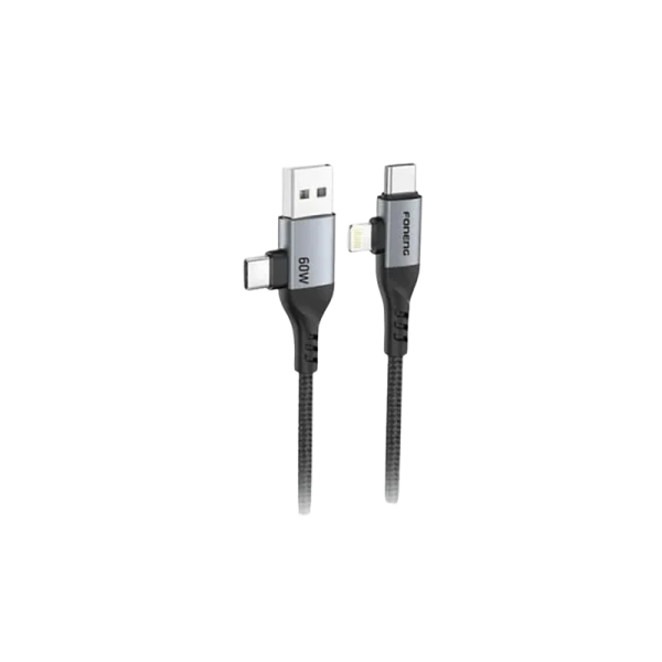 FONENG X92 1M Braided 60W Fast Charging Data Cable
