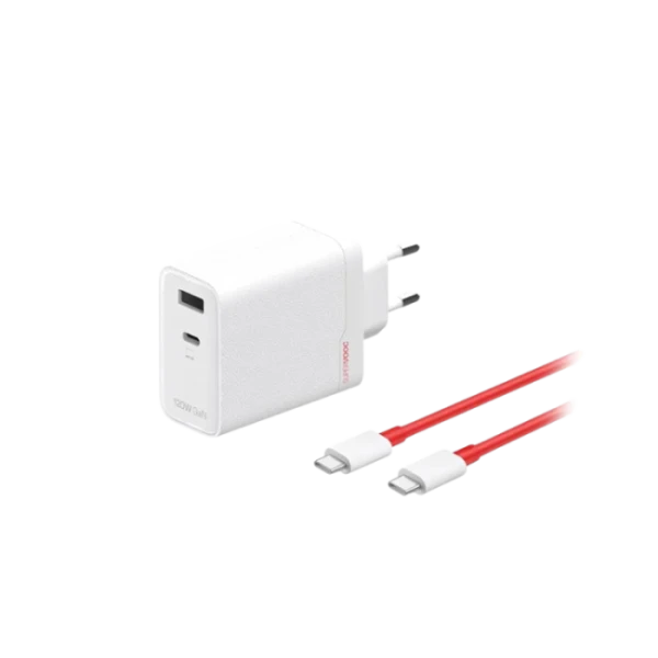OnePlus 120W Dual Ports  Power EU Adapter with C to C Cable