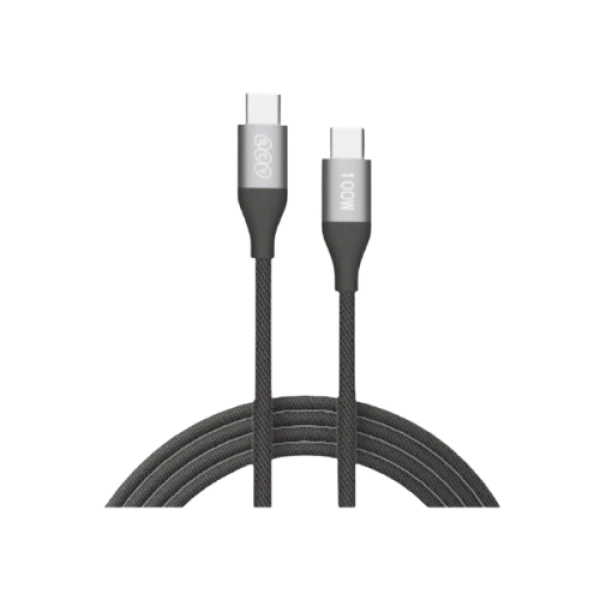 Qcy DC22 100W Super fast Charger USB C- C Braided Data Cable