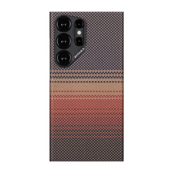 Sunset Moonrise Tactile Woven Case For S24 Ultra