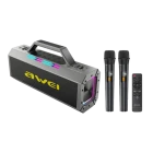Awei KT8 Karaoke Wireless Speaker With Dual Microphone & Remote