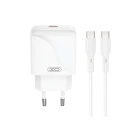 XO L141 EU 20W PD Fast Charger Kit with USB-C to USB-C Cable