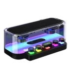 Z6 10W Transparent wireless Bluetooth Speaker (RGB Subwoofer HiFi LED)